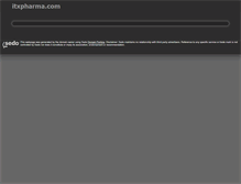 Tablet Screenshot of itxpharma.com